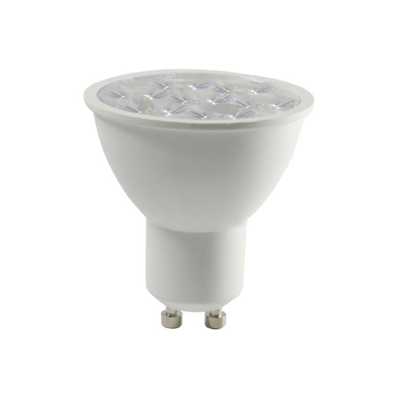 LED sijalka SAMSUNG čip - GU10 6.5W vijugasta plastika 10°D 4000K