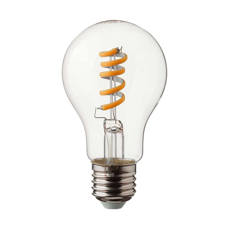 LED Bulb - 4W E27 Filament A60 Clear Cover 1800K