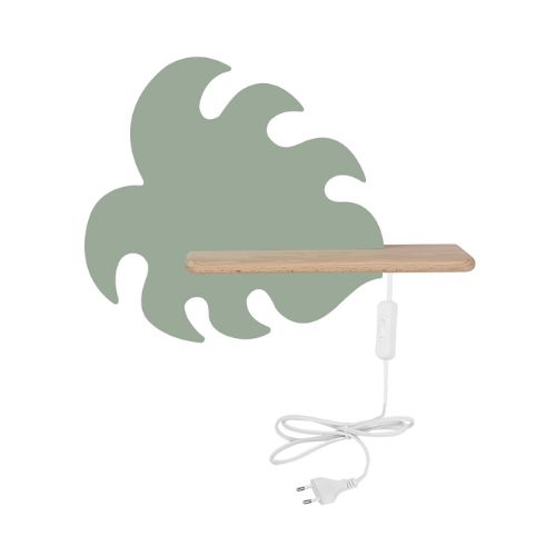 LED otroška stenska svetilka Monstera s kablom