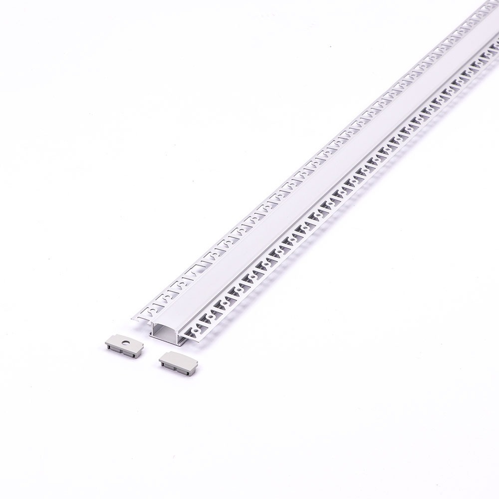 Led Strip Mounting Kit With Diffuser Aluminum Milky Gypsum Wide 2000MM 