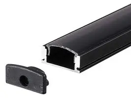 Led aluminijasti profil 2m (17.4mm) + pokrov 