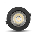 LED vgradna svetilka 30W SAMSUNG čip COB reflektor črno ohišje 4000K