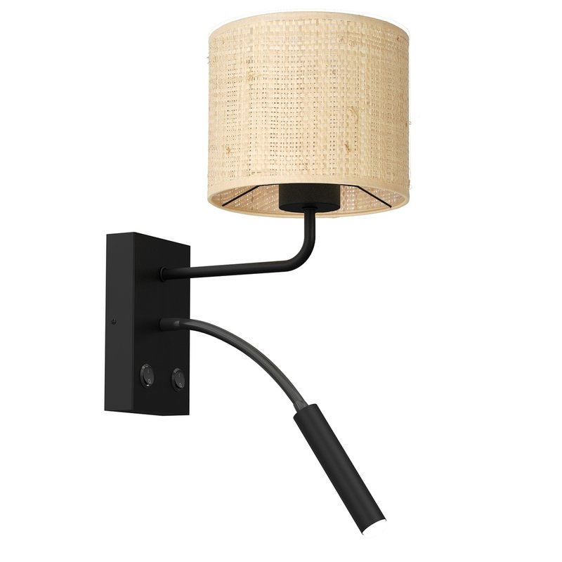 Stenska svetilka Rattan G9+E27