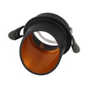 VT-974 GU10 Fitting Round Black