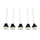 Grlo za LED sijalko GU10, PVC kabel, 5 kom