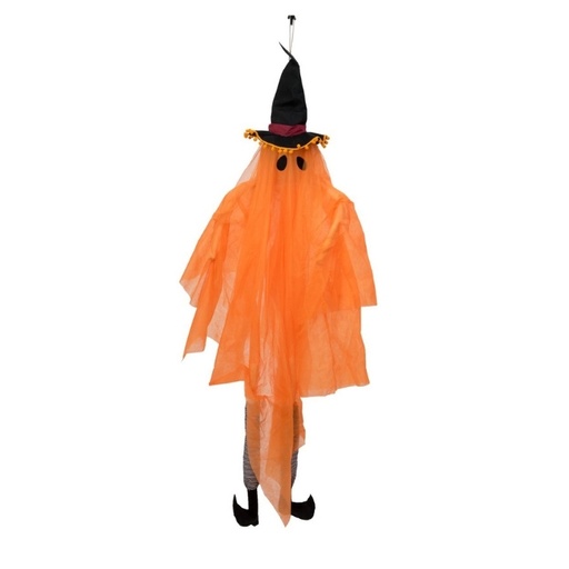 Ghost with witch hat - 150 cm