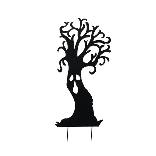 Silhouette metal ghost tree - 75 x 150 cm