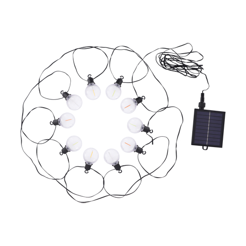 LED solarna svetilka Glasi 3W black RGBY